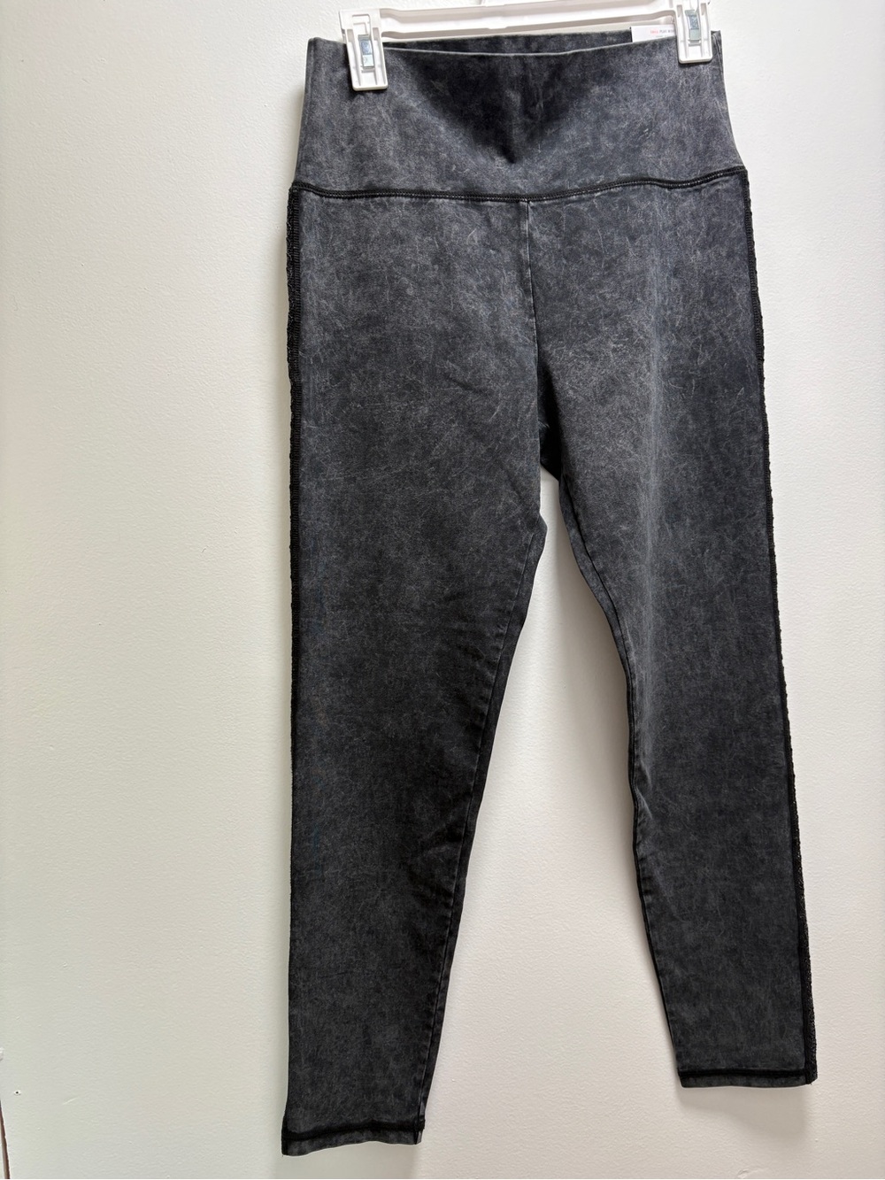 aerie High-Waist Mineral Wash Leggings in Charcoal - L - Grunge Loungewear indie